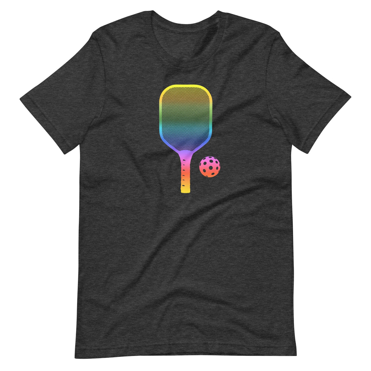 Rainbow Pickleball Paddle Shirt