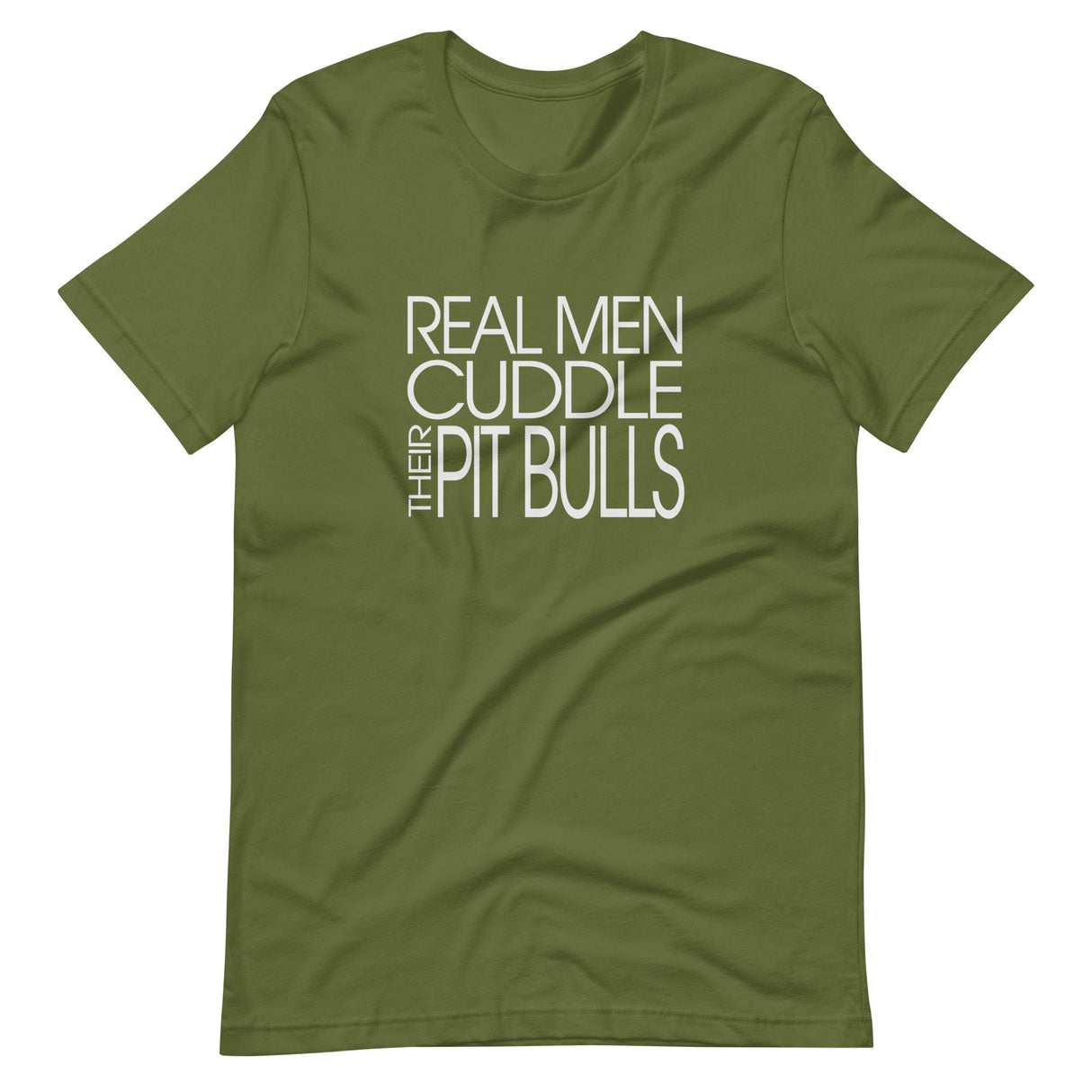 Real Men Cuddle Their Pit Bulls Shirt