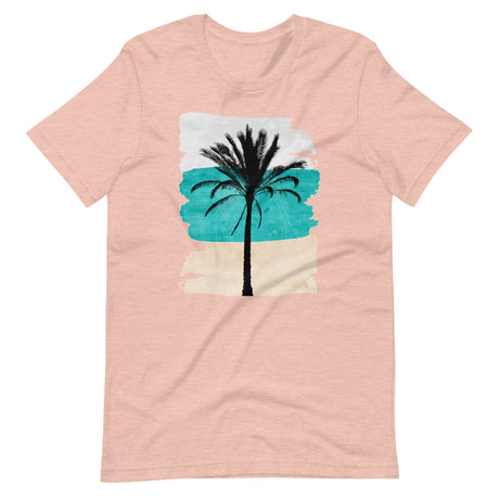 Sand Ocean Sky Single Palm Tree Shirt