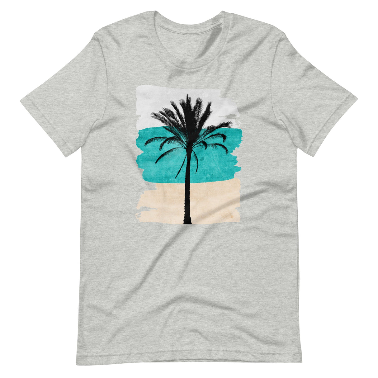 Sand Ocean Sky Single Palm Tree Shirt