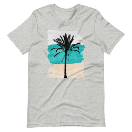 Sand Ocean Sky Single Palm Tree Shirt