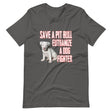 Save a Pit Bull Euthanize a Dog Fighter Shirt