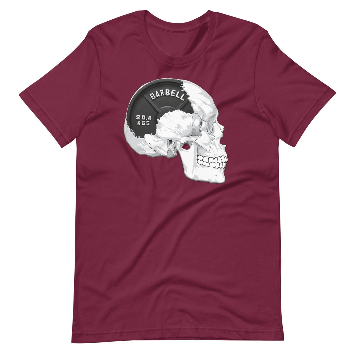 Skull Weight Dumbbell Brain Gym Shirt