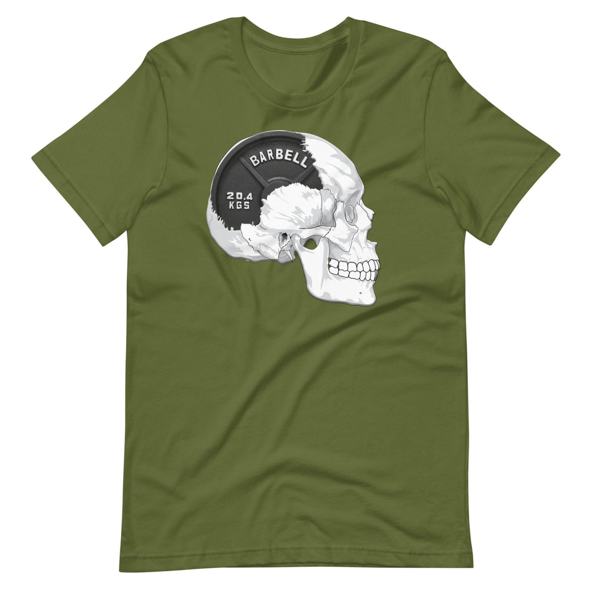 Skull Weight Dumbbell Brain Gym Shirt