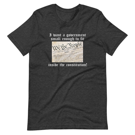 Small Government Constitution Shirt