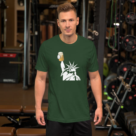 Statue of Liberty Beer Cheers Shirt