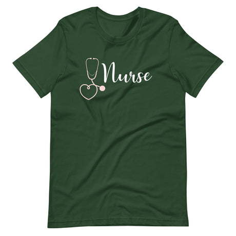 Stethoscope Heart Nurse Shirt