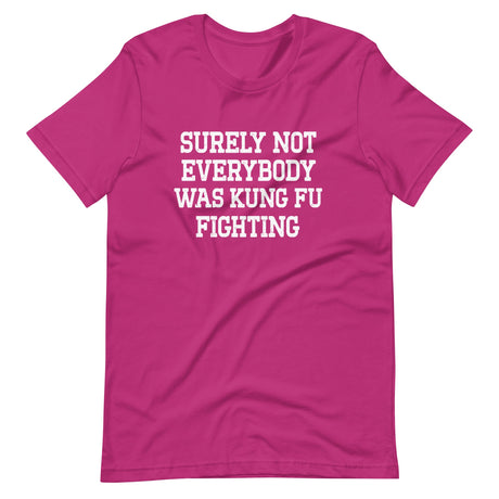 Surely Not Everybody Was Kung Fu Fighting Shirt