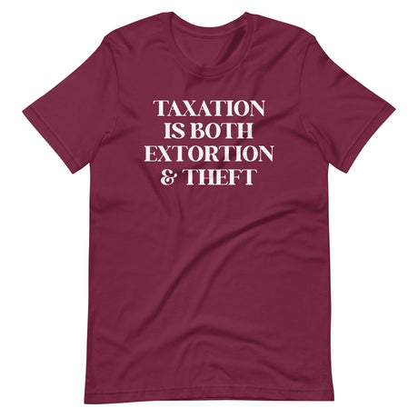 Taxation is Both Extortion And Theft Shirt