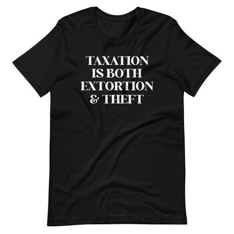 Taxation is Both Extortion And Theft Shirt