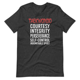 The 5 Tenets of Taekwondo Shirt