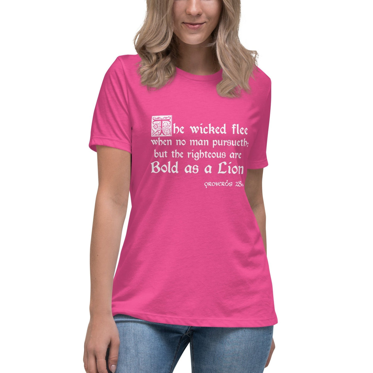 The Righteous Are Bold As A Lion Women's Shirt