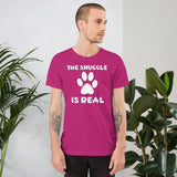 The Snuggle Is Real Dog Paw Shirt