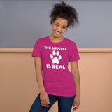 The Snuggle Is Real Dog Paw Shirt