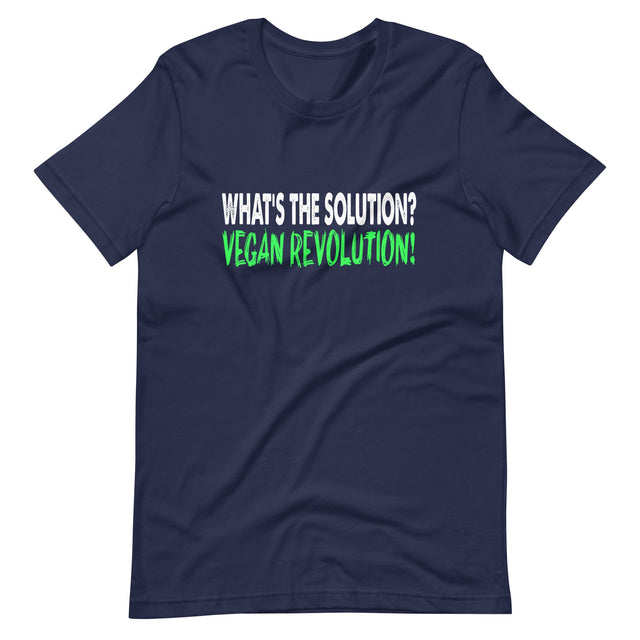 The Solution Is Vegan Revolution Shirt