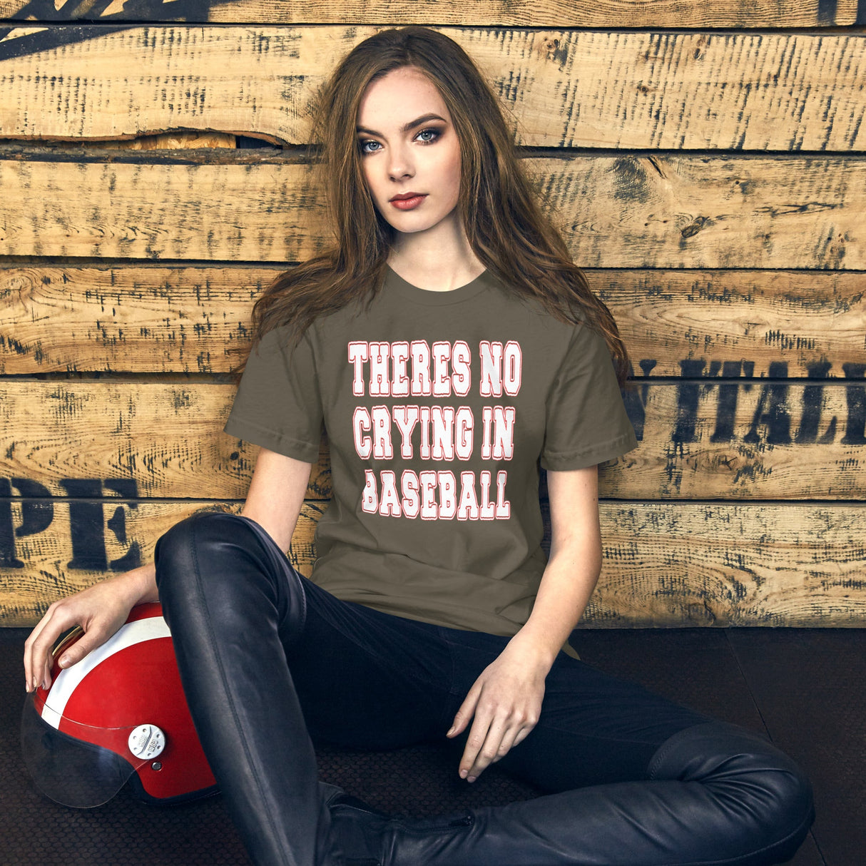 There's No Crying In Baseball Shirt