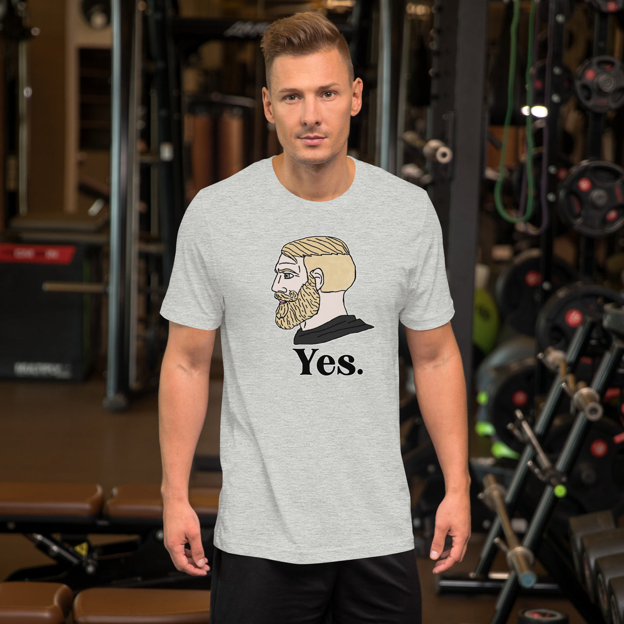  Yes Chad Meme T-Shirt : Clothing, Shoes & Jewelry