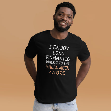 I Enjoy Long Romantic Walks To The Halloween Store Men's Shirt