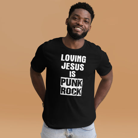Loving Jesus is Punk Rock Men's Shirt