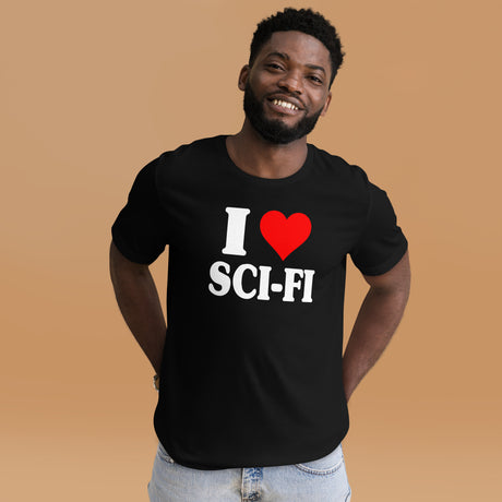 I Love Sci-Fi Men's Shirt