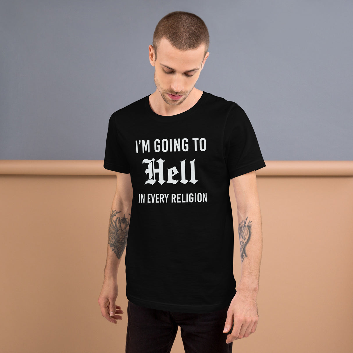 I'm Going To Hell in Every Religion Men's Shirt