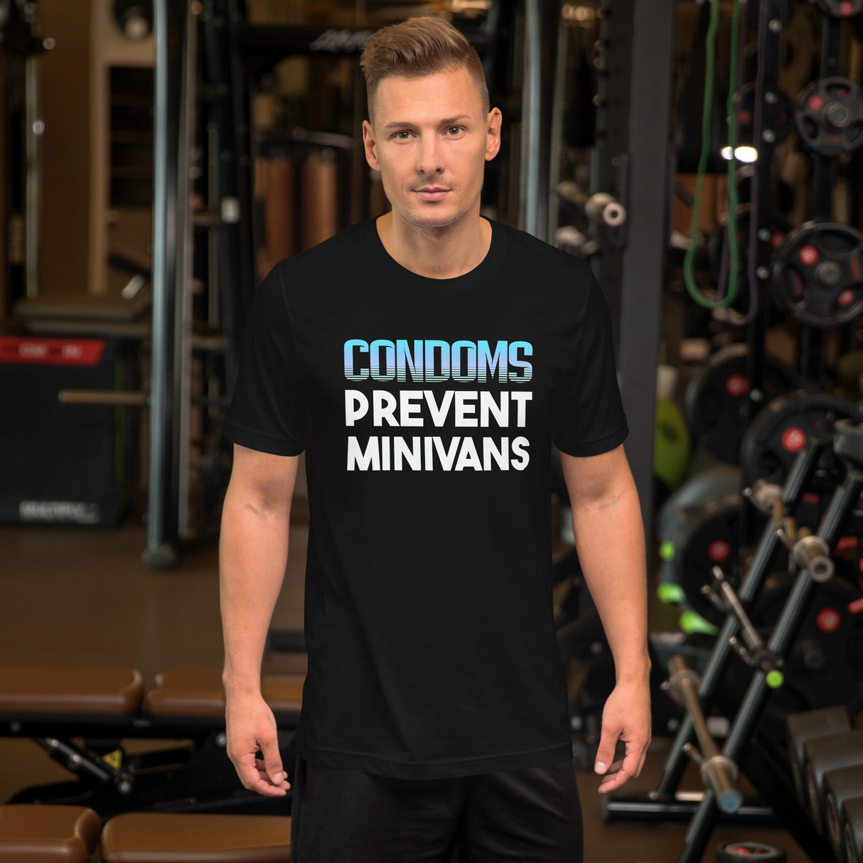 Condoms Prevent Minivans Men's Shirt