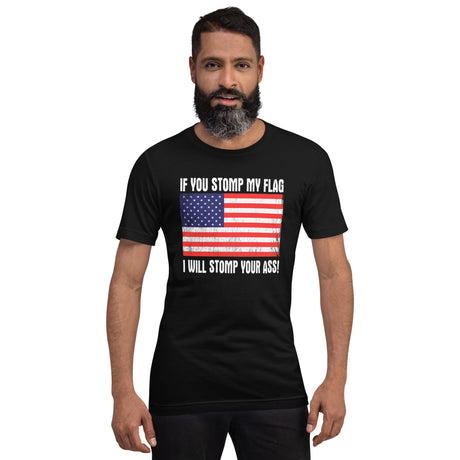 If You Stomp My Flag I Will Stomp Your Ass Men's Shirt