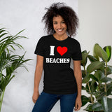 I Love Beaches Shirt