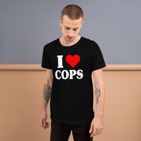 I Love Cops Men's Shirt