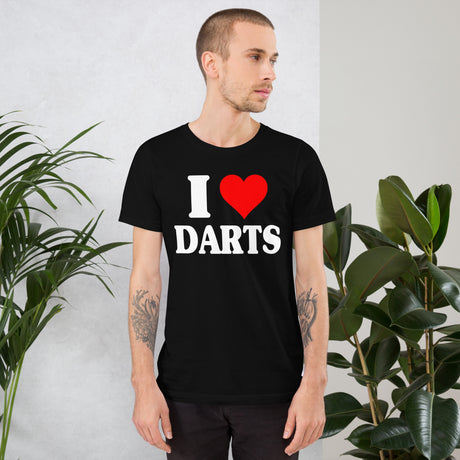 I Love Darts Men's Shirt