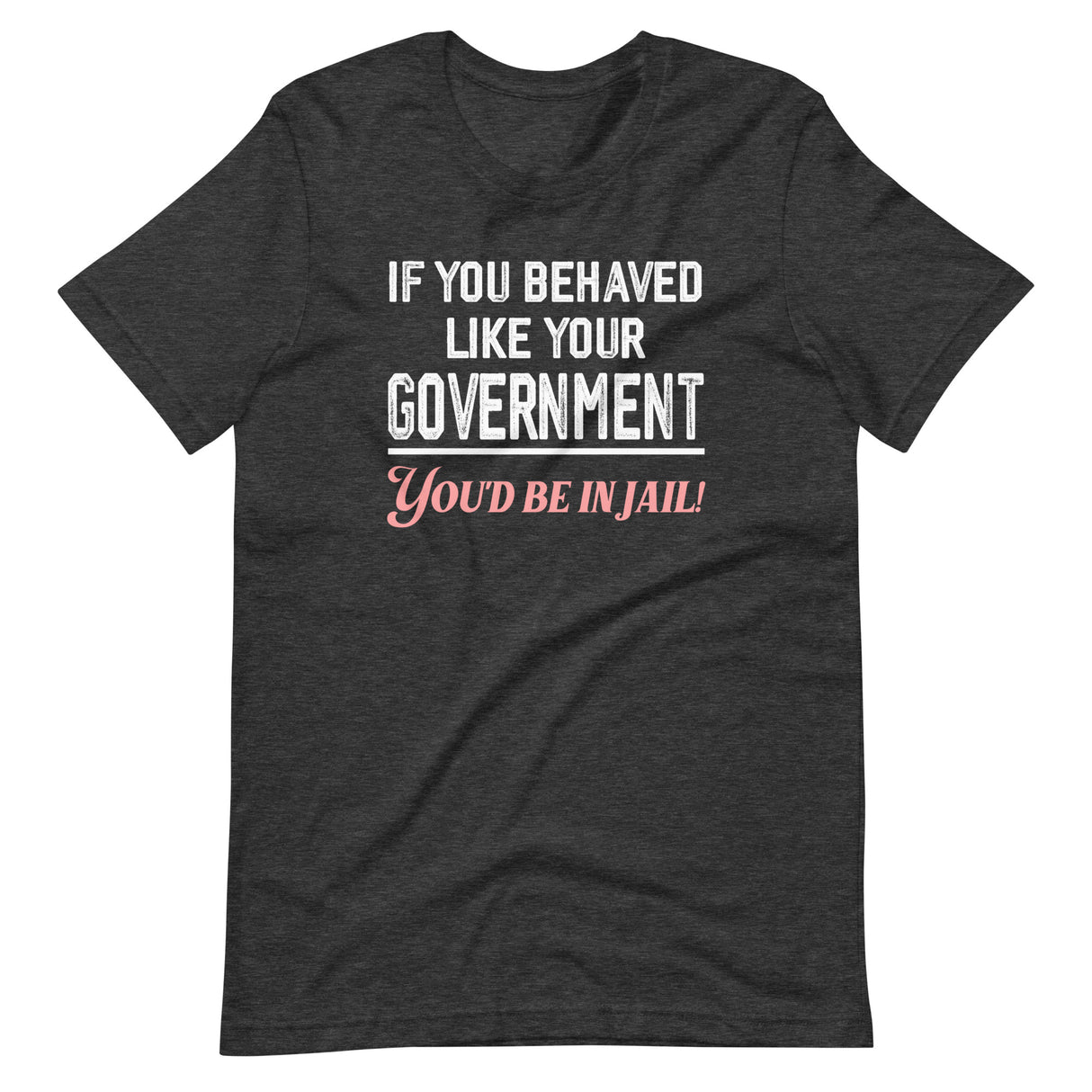 If You Behaved Like Your Government Shirt