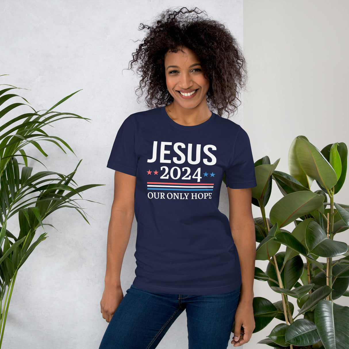 Jesus 2024 Our Only Hope Women's Shirt