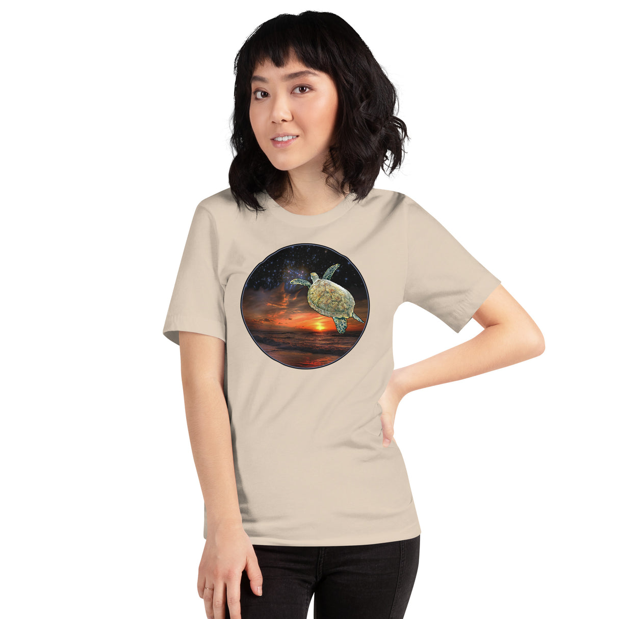 Sea Turtle Space Voyage Women's Shirt