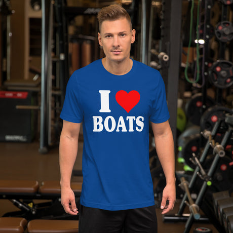 I Love Boats Men's Shirt