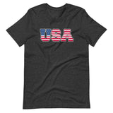 USA American Flag Lettering Shirt