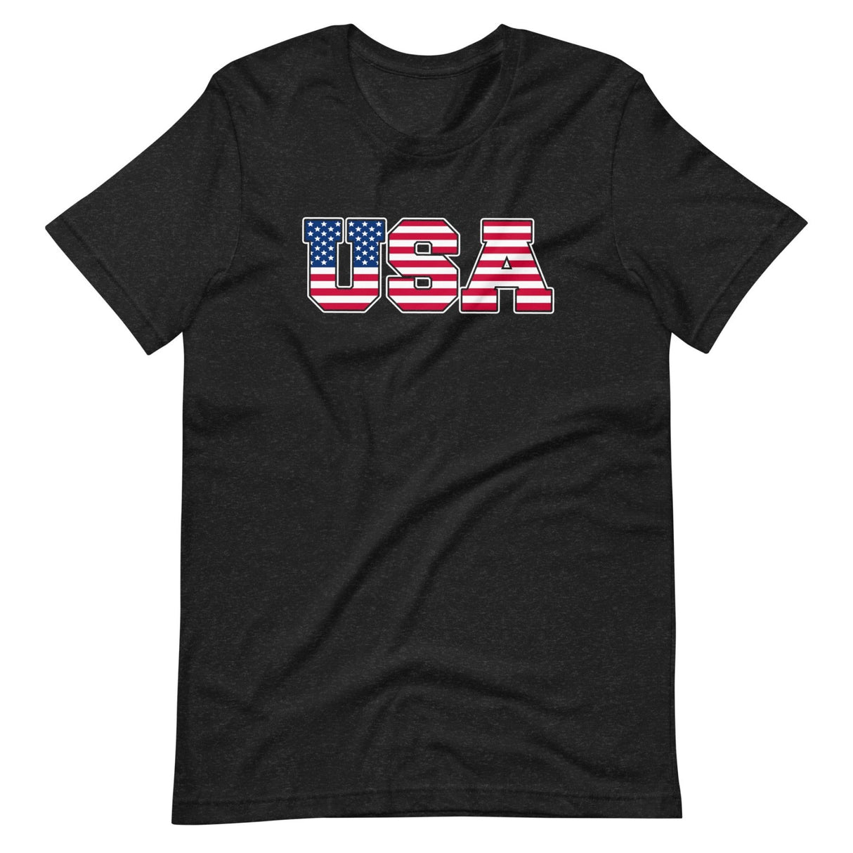 USA American Flag Lettering Shirt