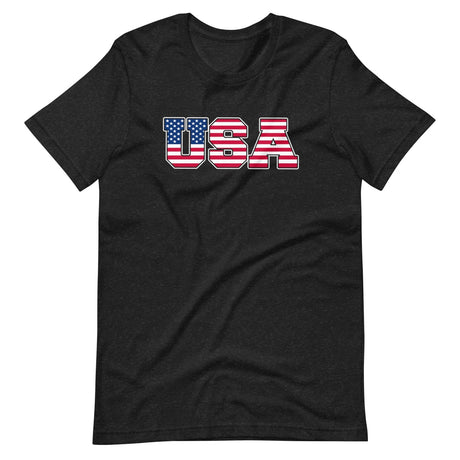 USA American Flag Lettering Shirt