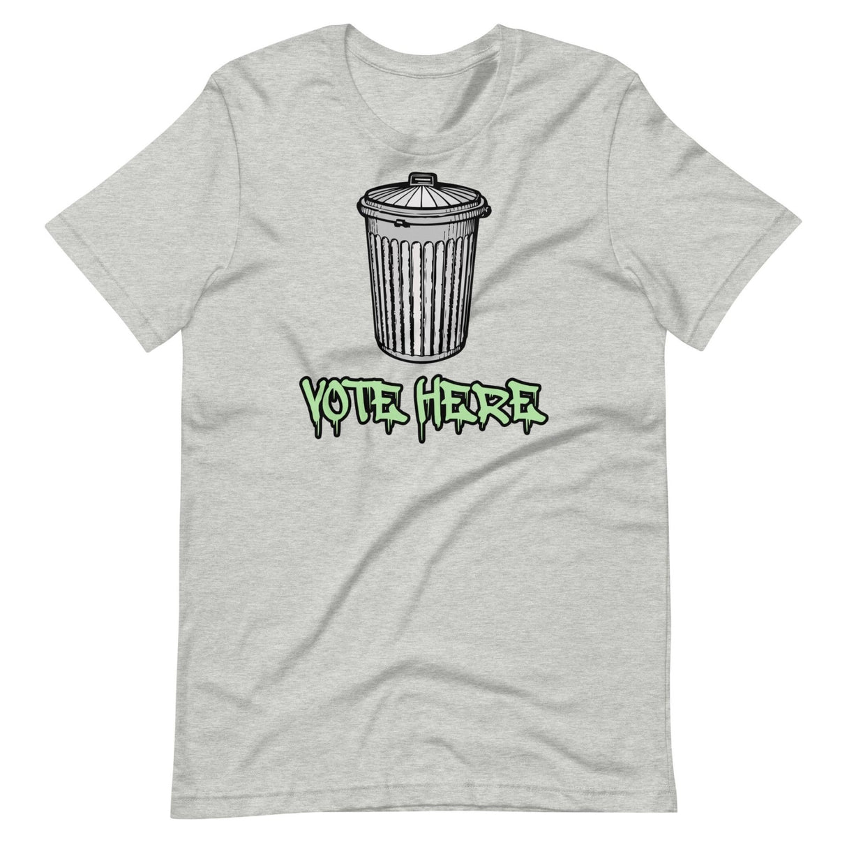 Vote Here Trash Can Shirt