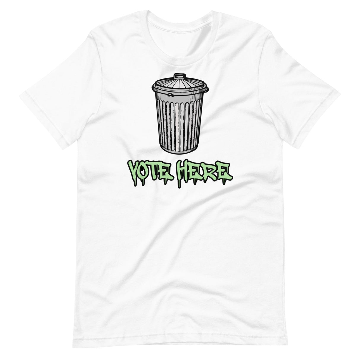 Vote Here Trash Can Shirt