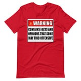 Warning Contains Opinions Some May Find Offensive Shirt