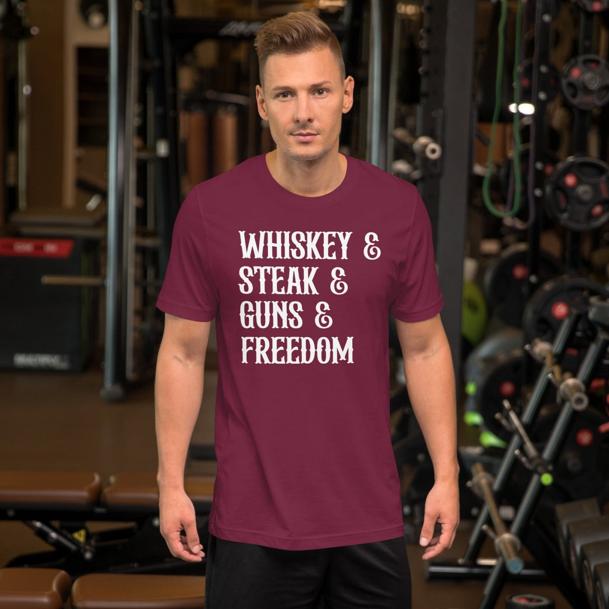 Whiskey Steak Guns And Freedom Shirt