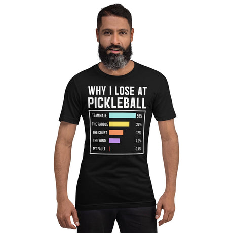 Why I Lose at Pickleball Shirt