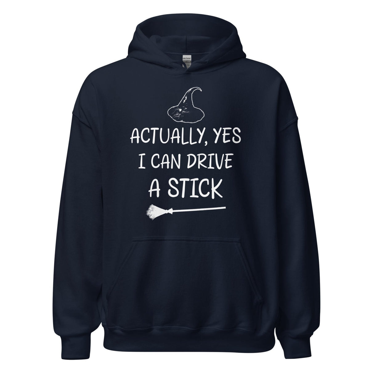 Yes I Can Drive a Stick Witch Hoodie