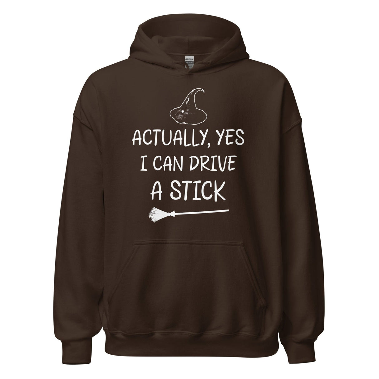 Yes I Can Drive a Stick Witch Hoodie