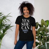 Yes She Can Harris Walz Shirt