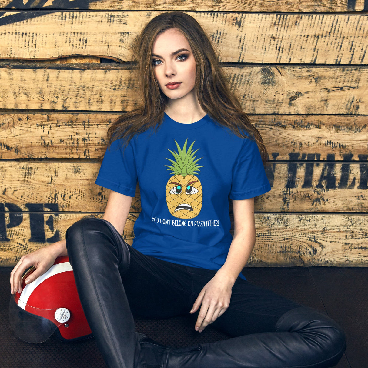 You Don't Belong On Pizza Either Pineapple Shirt