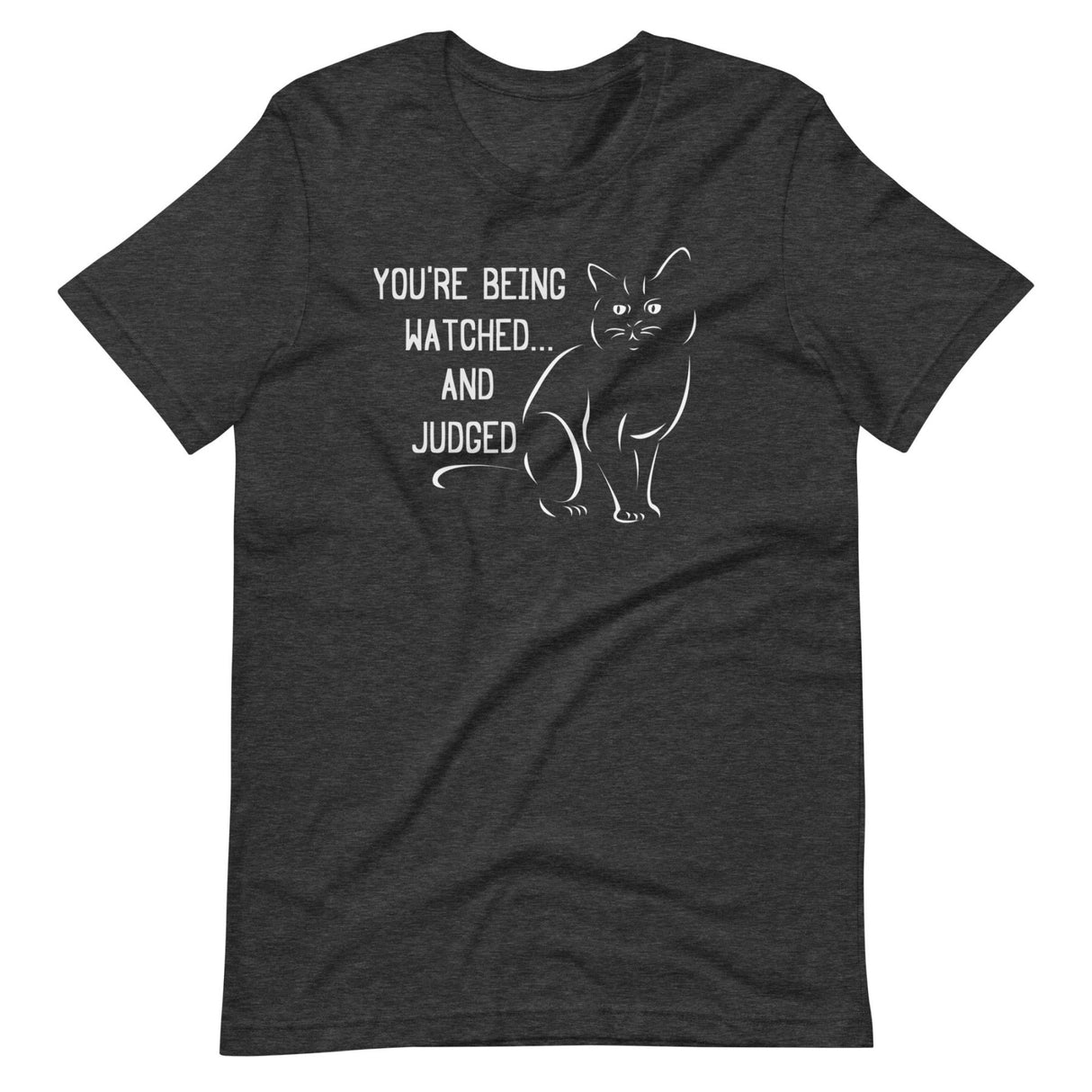 You're Being Watched And Judged Cat Shirt