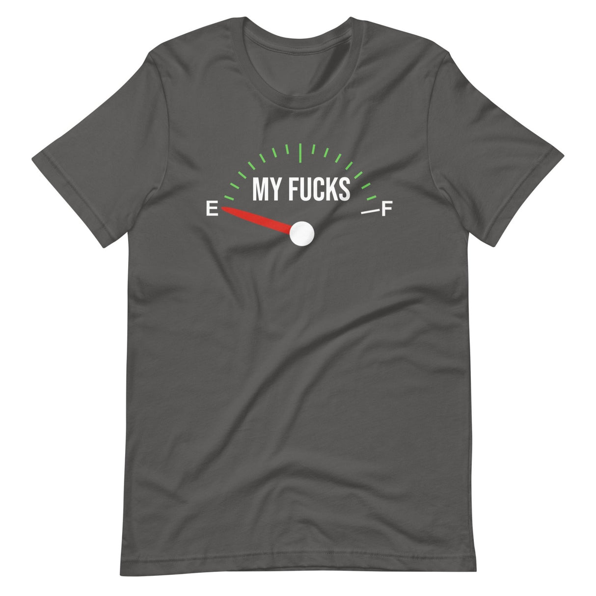 Zero Fucks Given Fuel Gauge Shirt